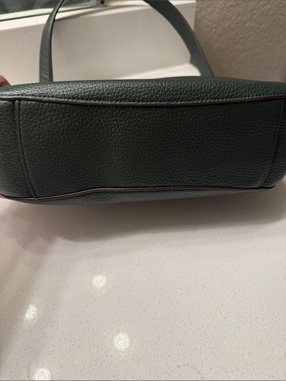 Kate Spade Kailee Medium Flap Crossbody Evergreen Pebbled Leather NWT Rare Green - Picture 9 of 14